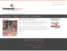 Tablet Screenshot of grommetsource.com